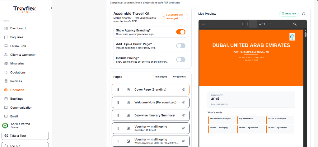 Documents & Visas Preview